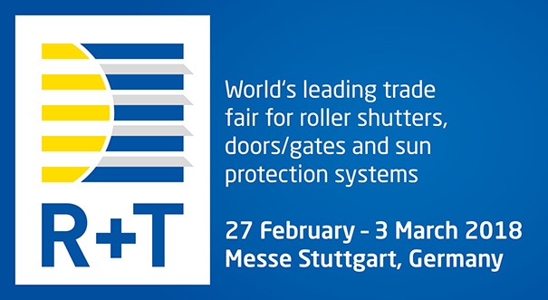Bubendorff au salon R+T à Stuttgart du 27 février au 3 mars 2018