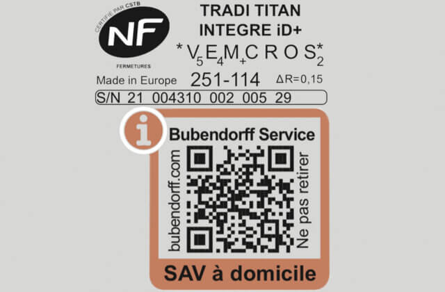Numero Sn Bubendorff
