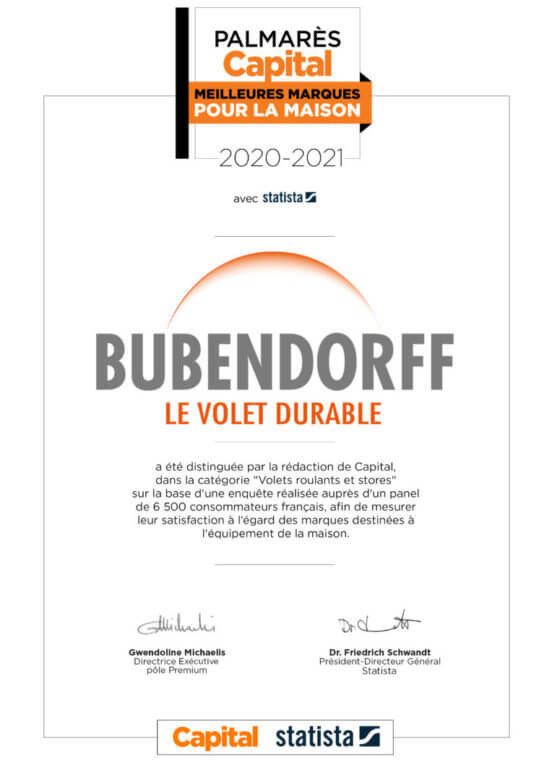 Bubendorff le volet durable