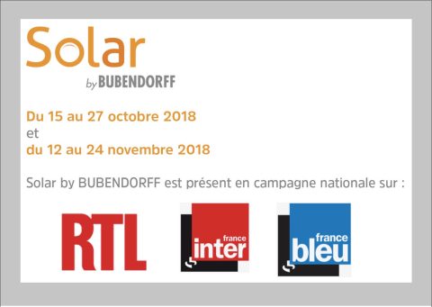 En octobre et novembre, l’offre solaire de Bubendorff brille en radio nationale.