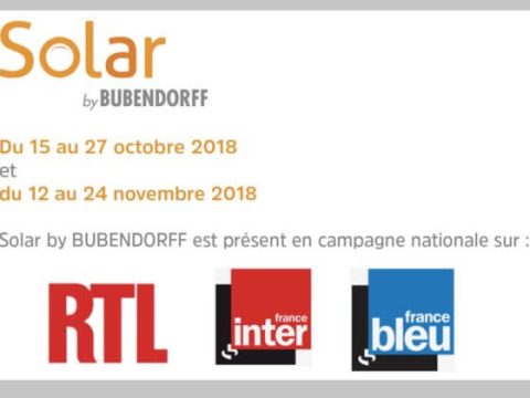 En octobre et novembre, l’offre solaire de Bubendorff brille en radio nationale.