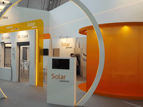 Stand Solar by Bubendorff au salon R+T à Stuttgart