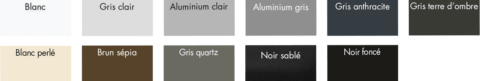 nuancier standard Bubendorff ZIP-ROLAX